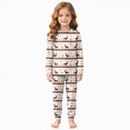 thumbnail image 4 of ORT Toddler Baby Girls Boy Christmas Pajamas Set Kids Sleepwear 2 Pcs Pjs Long Sleeve Top and Pant Sleepwear Clothes Sets, 4 of 9
