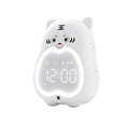 thumbnail image 1 of Reloj despertador de escritorio, mesita de noche, temporizador, mesa, dormitorio, luz de noche, despertador digital para blanco, 1 of 9