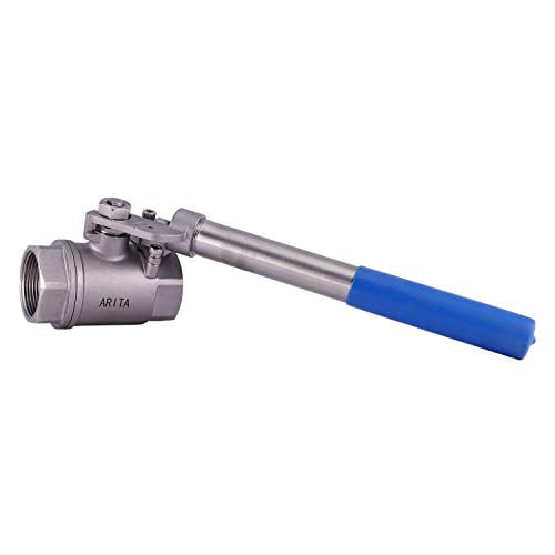 ARITA Spring Return "Deadman" Handle Ball Valve, Stainless Steel 304