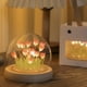 thumbnail image 3 of Luz de noche de tulipán DIY, lámpara de flores creativa para dormitorio, mesita de noche, decoración del hogar, regalo de vacaciones para familia, amigos, amante, sorpresa, 3 of 4