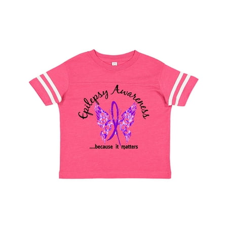 

Inktastic Epilepsy Butterfly 6.1 Gift Toddler Boy Girl T-Shirt