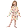 thumbnail image 6 of FORMRS Niños Bathrobe Unisex Hooded Robe Soft Plush Pajamas Sleepwear, Size 7-9T, Beach Toys Pattern, 6 of 7