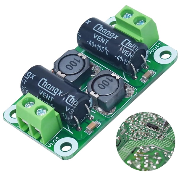 Likrtyny Placa filtro potencia Módulo amplificador potencia Clase D Supresión EMI (3A 0-25V)