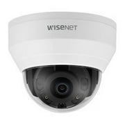 Hanwha  65 ft. Wisenet Q Network 5MP at 30fps 4 mm Fixed Focal Lens Indoor Dome Camera with Wisestream II 120dB WDR IR LEDs