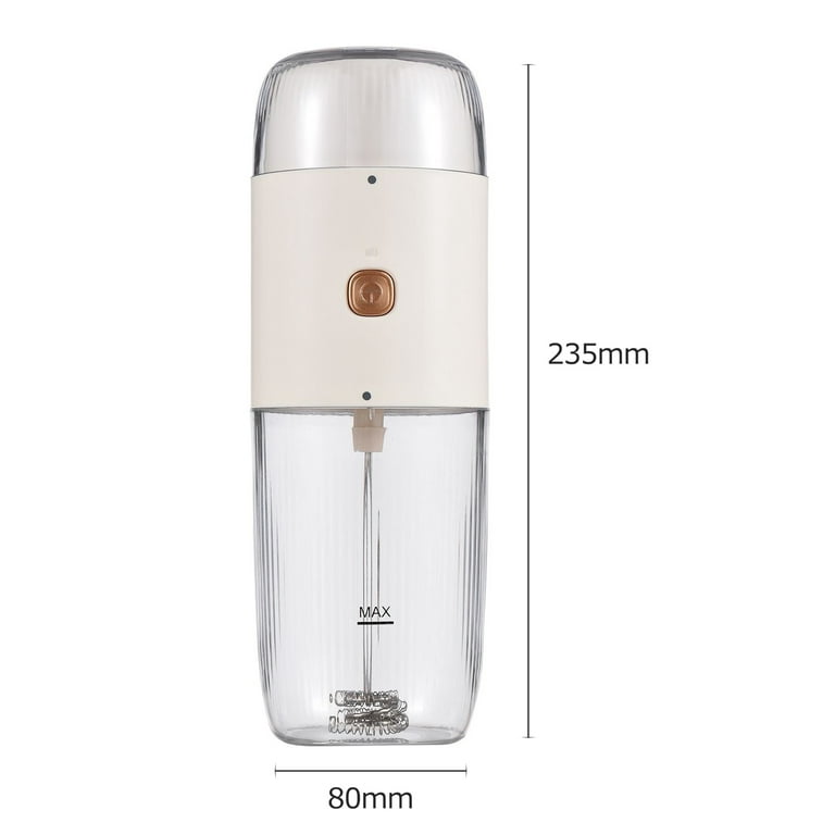 Portable Milk Frother & Grinder - 45W, 19000rpm, 40g Capacity