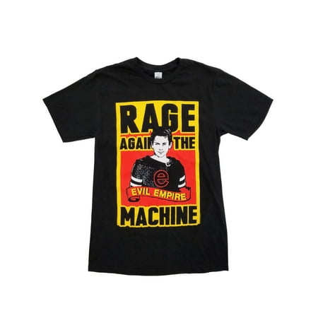Rage Against The Machine Evil Empire Mens Black Graphic T-Shirt (The Best Defense Against Evil Men)