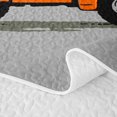 thumbnail image 5 of Feelyou Cute Ghost Truck Quilt Full, Spooky Pumpkin Bat Full Bedspread Sets, Gray, 3 Pieces, 1 Comforter and 2 Pillowcases, 5 of 7