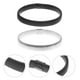 thumbnail image 2 of Brazaletes de Metal para hombre, Liga de manga elástica, soportes de manga antideslizantes, uso versátil como pulseras o ligas de manga de barman, 4 Uds., 2 of 5