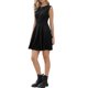 thumbnail image 1 of Vestido sin mangas INSPIRE CHIC para mujeres, casual, cuello redondo, corte A, vestido mini de tanque XL negro, 1 of 6