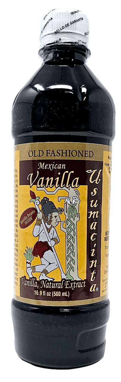 Usumacinta Pure Amber Mexican Vanilla Extract, 16.9oz, Made in Jalisco Mexico
