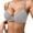 Light Gray, variant on Push up Bra Women Women's Thin Solid Color Comfortable Breathable Push Up Bra With Underwire Triple Bra
