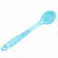thumbnail image 6 of Bath Brush with Long Handle Blue Shower Back Scrubber Exfoliating Back Bath and Shower Scrubber, 6 of 8