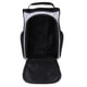 thumbnail image 4 of Bolsa para zapatos de golf, tenis, fútbol, ​​baloncesto, para avión, tren, autobús y llaves. Negro y plata, 4 of 9