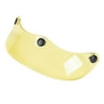 thumbnail image 2 of Wzmzjy Helmet Visor Cover, Easy-Install Replacement, 3-Snap Sun Visor Shield, Universal Transparent Yellow, 2 of 9