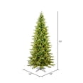 thumbnail image 3 of Vickerman 5.5' x 36" Balsam Spruce Slim Tree, 650 Warm White Low Voltage 3MM LED Lights., 3 of 5