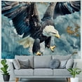 thumbnail image 4 of Autua Bald Eagle Tapestry Wall Hanging Unique Style Graphic Tapestries Home Wall Decor Art Living Room Bedroom Apartment Farmhouse Dorm 40x60inch, 4 of 6