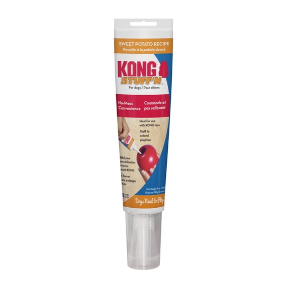 KONG® Stuff'N™Dog Treat, No Mess Lickable Reward, Sweet Potato, 5 oz