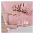 thumbnail image 4 of Sábanas 2 Juegos de Microfibra Suaves y Frescas, Real Textil (Rosa, King Size), 4 of 7