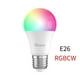thumbnail image 1 of SONOFF B02/B05-BL WiFi Smart Light Bulb E26 E27 RGB LED Lamp Warm White, 1 of 5