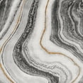 thumbnail image 5 of SAFAVIEH Craft Angjelko Abstract Area Rug, Grey/Gold, 4' x 6', 5 of 9