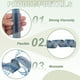 thumbnail image 3 of Cinta de dobladillo instantánea Uxcell para planchar, cinta de dobladillo sin coser para pantalones, tiras adhesivas lavables, azul, 1 Pcs, 5.5 Yard, 3 of 7