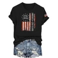 thumbnail image 6 of Teacher Shirt,Womens Patriotic US National Flag Anniversary Printed Tee, Short Sleeve Round Neck Casual Top, Lightweight Skin-Friendly Material, Vacation Parade, United States Birthday Gift, 6 of 9