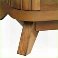 thumbnail image 2 of 41.5-Inch Walnut Wood-Look Coffee Table for Living Room - Solid Pine Legs, Storage Shelf & Easy Assembly, 2 of 11