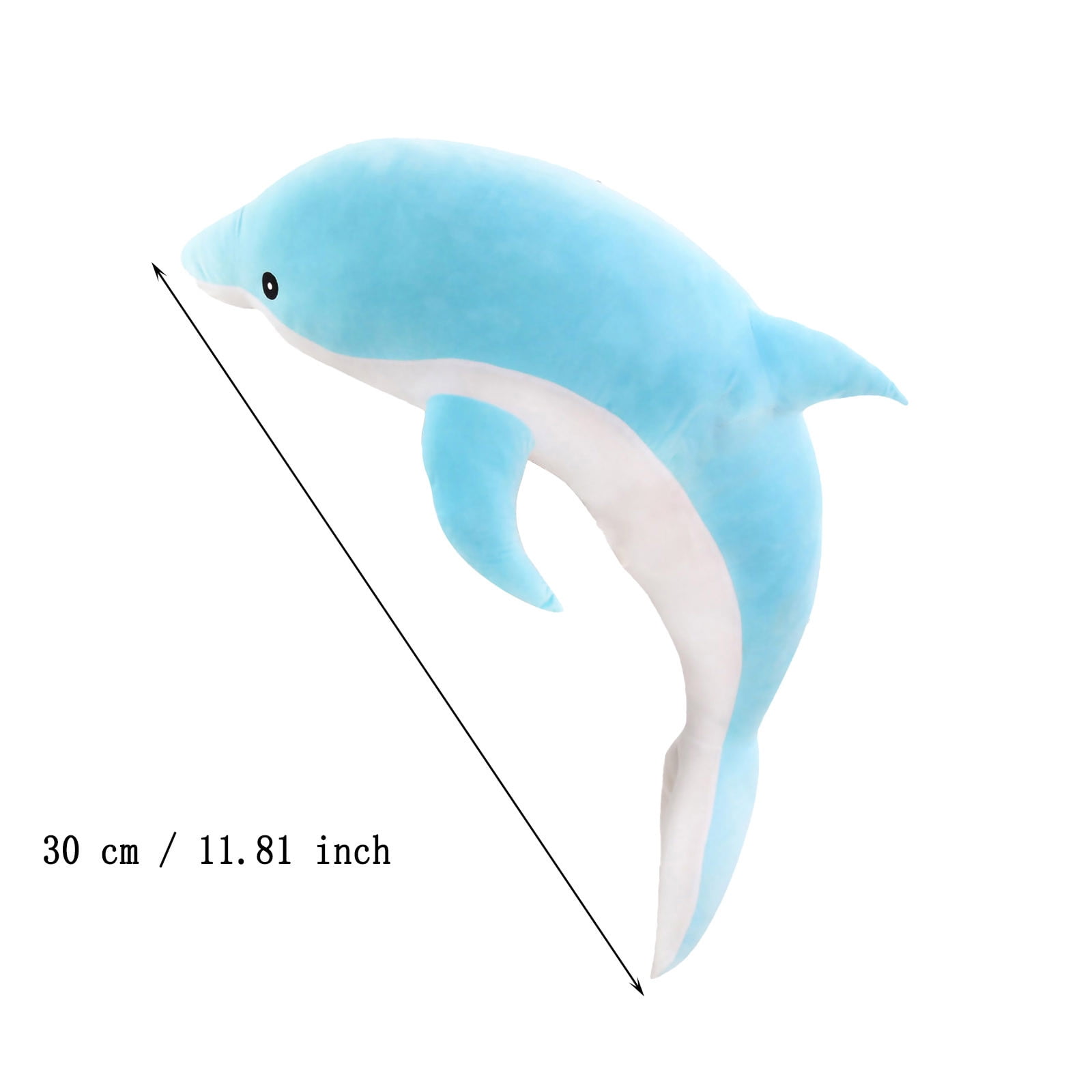 Kawaii Soft Dolphin Plush Toys Stuffed Dolls Animal Nap Pillow Creative Kids Toy For Girls Children Kawaii Soft Dolphin Plush Toys Stuffed Dolls Animal Nap Pillow