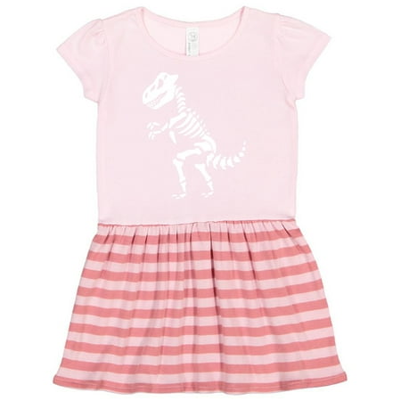 

Inktastic Dinosaur Skeleton Bones Funny Dino Gift Toddler Girl Dress