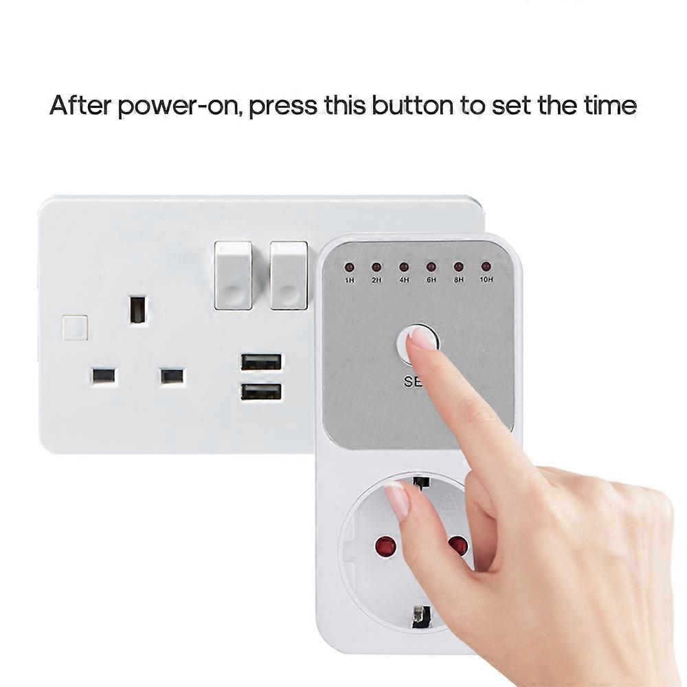 Electrical Outlet Plug Timer Socket Countdown Smart Time Setting Swtich ...