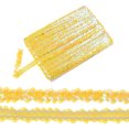 thumbnail image 1 of Uxcell 1-Pack Elastic Sequins Trim, 11 Yards 0.8 Inch Sequin Trim 2 Row for Craft Sewing Trimming [Yellow], 1 of 6