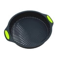 thumbnail image 4 of OUSITAID ‘s Kitchen 3pcs Silicone Mold Set Double Color 9 Inch Round Cake Mould 12 Muffin Cup Tray Toast Pan Baking Tool, 4 of 9