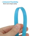 thumbnail image 4 of Unique Bargains Bamboo Strips for Weaving 7/16' x 10 Ft Thin Flat Wicker Rattan Cane Reed, Blue, 5 Pack, 4 of 6