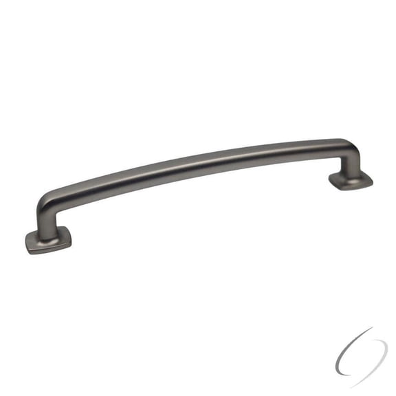 7" Vail Cabinet Pull with 6-3/10" Center to Center Dark Pewter Finish