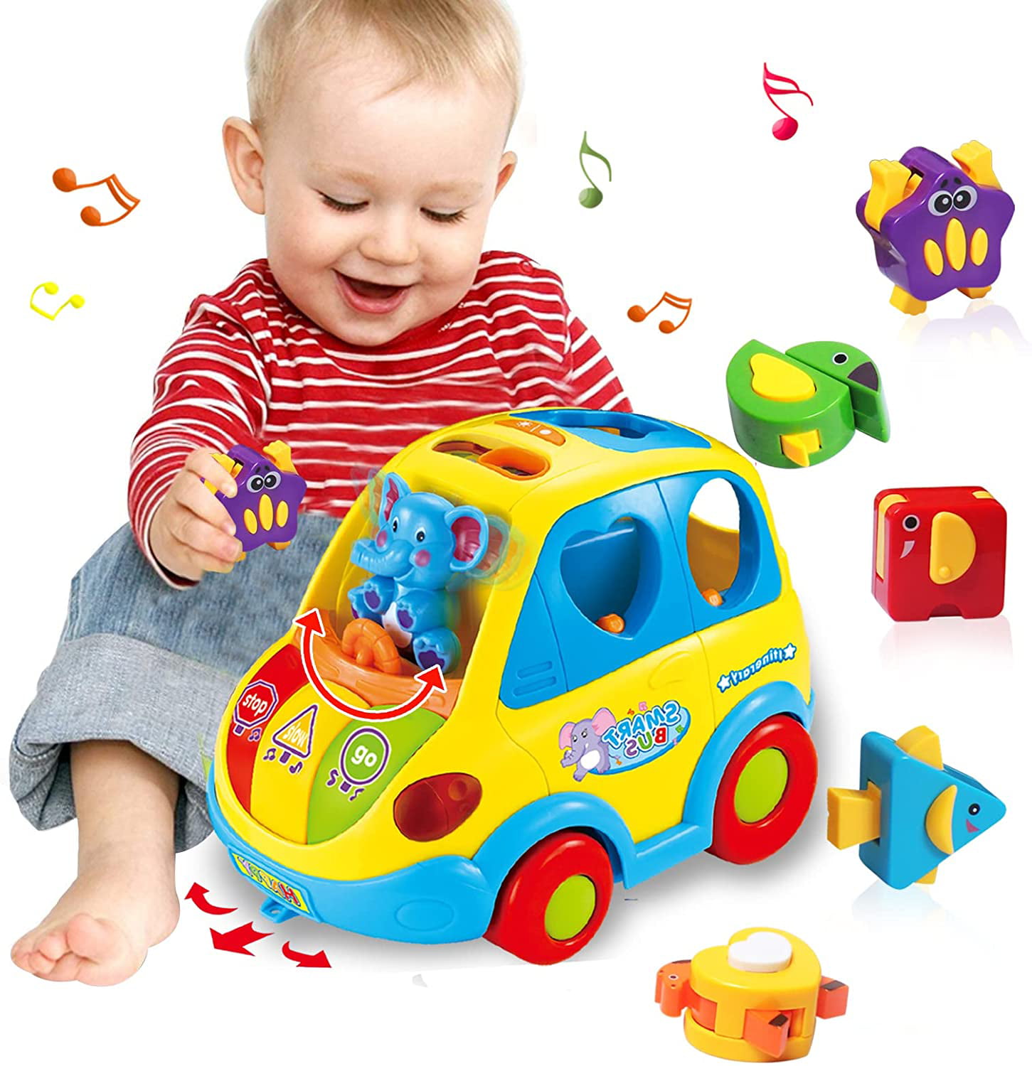 ACTRINIC Baby Musical Toys 12-18months Drums Piano Musical Instrument,Learning 1 