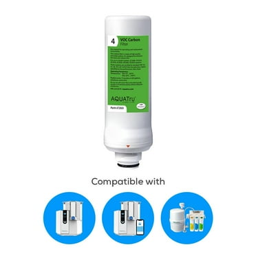 AquaTru Replacement Stage 4 VOC Carbon Filter