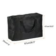 thumbnail image 2 of 26x18.5x7.8" Camp Chair Replacement Bag Oversize Storage Duffle Bag Waterproof Moving Bag for Travel, Black, 2 of 6