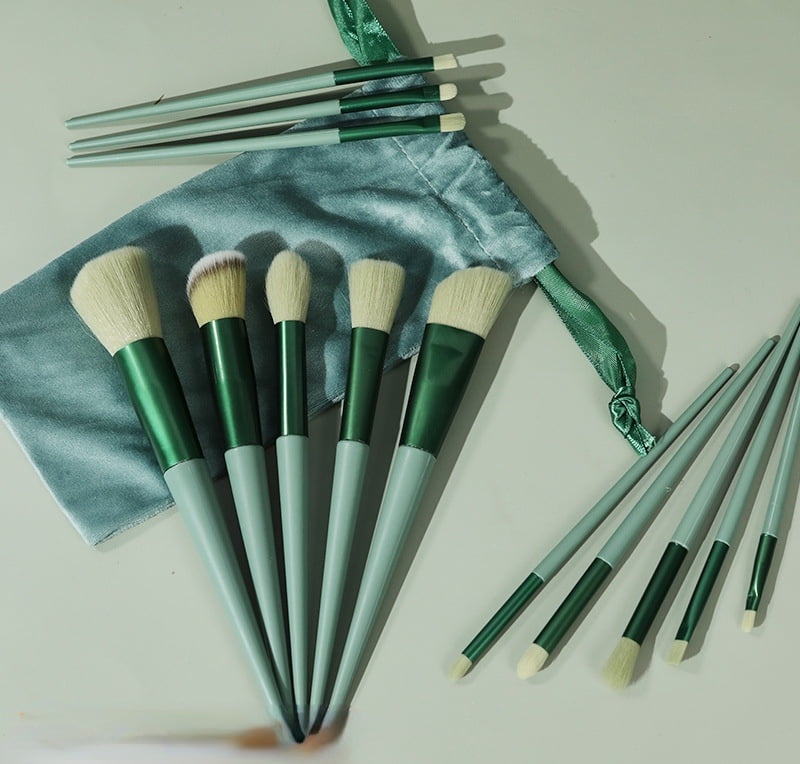 Xinfenglai 13 Pcs Makeup Brushes Set Soft Synthetic Fiber Foundation Brush