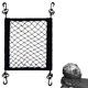 thumbnail image 2 of Red de carga de poliéster para motocicleta, alta elasticidad, 4 ganchos ajustables, gran rodamiento de carga para almacenamiento de carga, 2 of 5