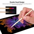 thumbnail image 2 of 150pcs Scratch Paper Bamboo Art Stylus Wood Art Stylus Scratch Paper Sticks, 2 of 8