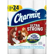 Charmin Ultra Strong Toilet Paper Double Rolls, 308 sheets, 12 rolls