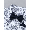 thumbnail image 3 of CARETOO Baby Boy Clothes Suits Romper Shirt Bowtie Suspender Pants Formal Set Cotton Fabric 0-18M, 3 of 18