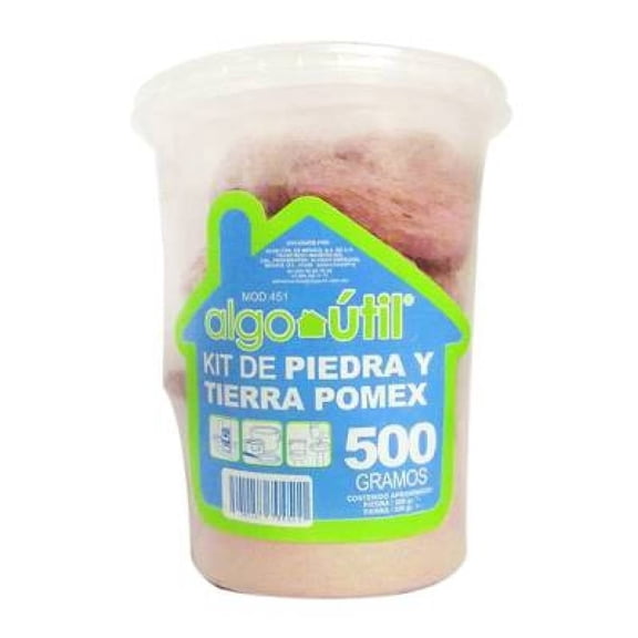 Kit de piedra y tierra pomex Algo Útil de 500 g