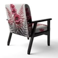 thumbnail image 5 of Designart "Minimalism Leaves Floral Pattern" Upholstered Modern & Contemporary Accent Chair and Floral Arm Chair - Multiple Color & Pattern, 5 of 7