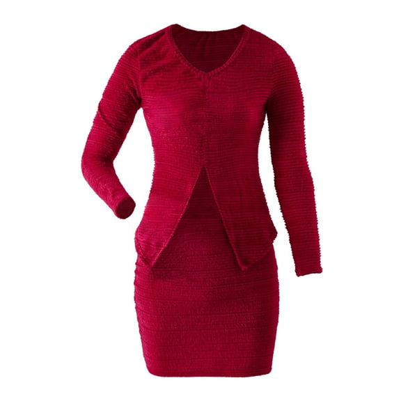 DHFJKG Child Girls Fall Winter Outfits Fashion Solid Color Long Sleeve Sweater With Skirt 2 Piece Set For Casual School Party Wear Girls Outfits Trendy Lovely Teen 15-16 Years