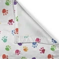 thumbnail image 6 of Ambesonne Colorful Valance & Curtain, Animal Footprints, 55"x45", Multicolor, 6 of 6