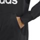 thumbnail image 3 of Sudadera con capucha adidas Essentials Logo Legacy para hombre negro/blanco, 3 of 5