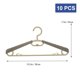 thumbnail image 5 of unbranded 10Ud Ajustables De Plástico Café Para Ropa Resistentes Y De Espacio, 5 of 6