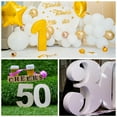 thumbnail image 5 of Uxcell Foam Letters S Letter Polystyrene Letter Foam 100mm/4 Inch EPS White, 5 of 6