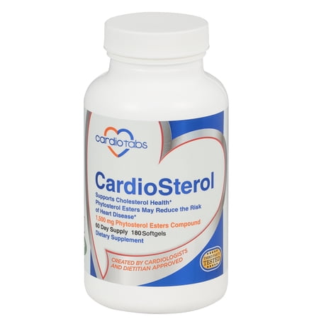 Cardiotabs CardioSterol with 1.5 grams Phytosterol Esters (180 softgels)